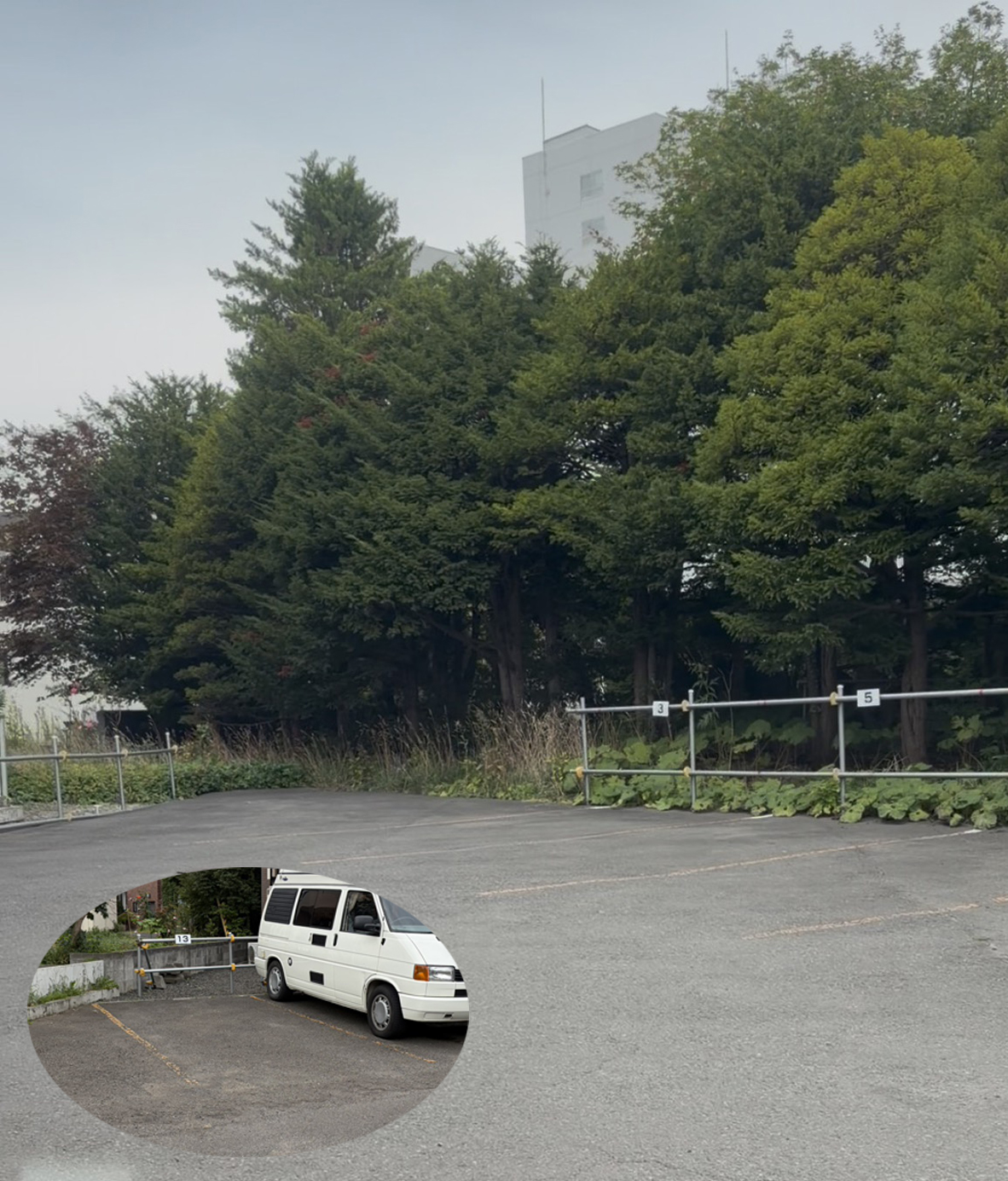 ベルフルール宮の森VIP店駐車場④